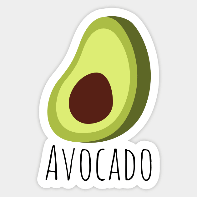 Avocado Sticker by Koala Station